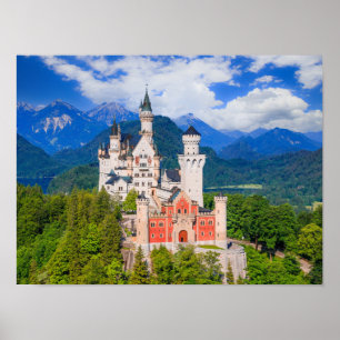 Schloss Neuschwanstein Deutschland Poster