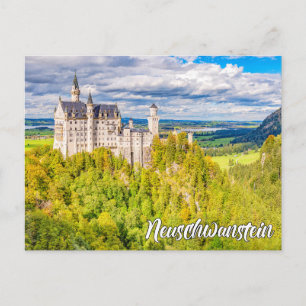 Schloss Neuschwanstein, Deutschland Postkarte