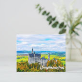 Schloss Neuschwanstein, Deutschland Postkarte (Stehend Vorderseite)
