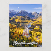 Schloss Neuschwanstein, Deutschland Postkarte (Vorderseite)