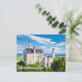 Schloss Neuschwanstein, Deutschland Postkarte (Stehend Vorderseite)