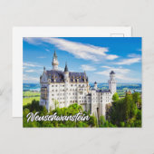Schloss Neuschwanstein, Deutschland Postkarte (Vorne/Hinten)