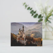 Schloss Neuschwanstein Deutschland Postkarte (Stehend Vorderseite)