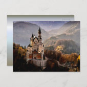Schloss Neuschwanstein Deutschland Postkarte (Vorne/Hinten)