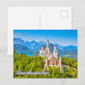 Schloss Neuschwanstein, Deutschland Postkarte (Vorne/Hinten)