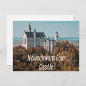 Schloss Neuschwanstein Deutschland Postkarte (Vorne/Hinten)