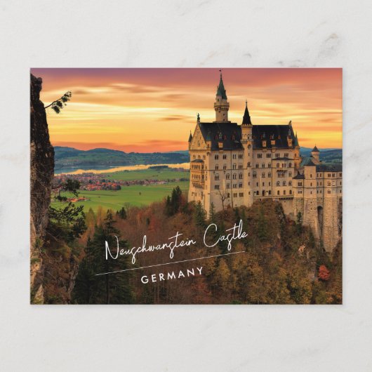 Schloss Neuschwanstein Deutschland Postkarte (Vorderseite)