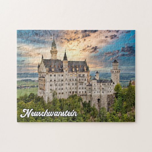 Schloss Neuschwanstein, Deutschland Puzzle (Horizontal)
