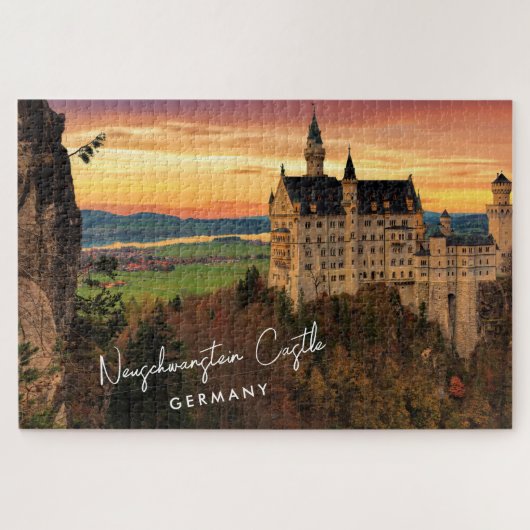 Schloss Neuschwanstein Deutschland Puzzle (Horizontal)