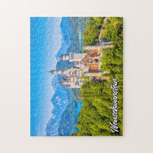 Schloss Neuschwanstein, Deutschland Puzzle (Vertikal)