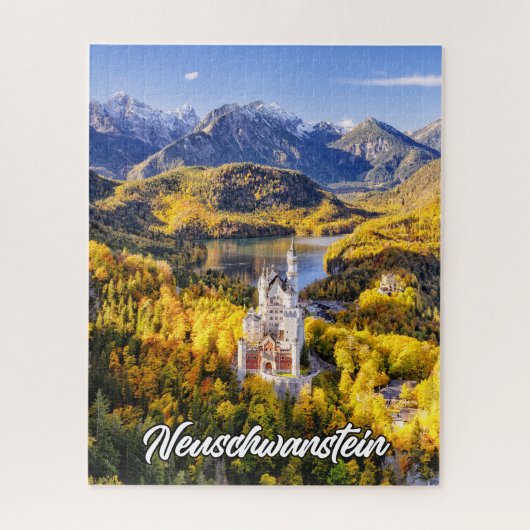 Schloss Neuschwanstein, Deutschland Puzzle (Vertikal)
