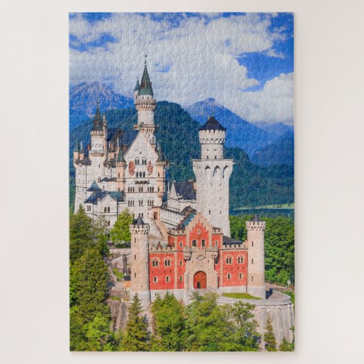 Schloss Neuschwanstein Deutschland Puzzle (Vertikal)