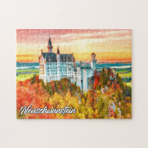 Schloss Neuschwanstein, Deutschland Puzzle