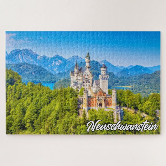 Schloss Neuschwanstein, Deutschland Puzzle (Horizontal)