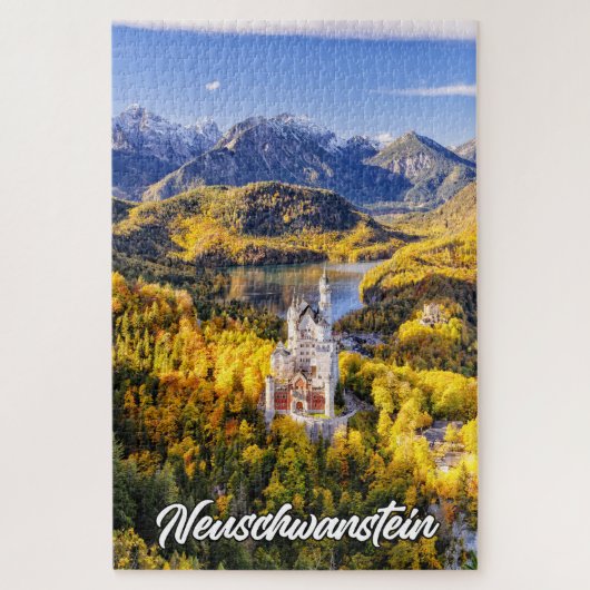 Schloss Neuschwanstein, Deutschland Puzzle (Vertikal)