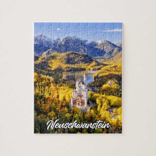Schloss Neuschwanstein, Deutschland Puzzle (Vertikal)