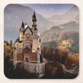 Schloss Neuschwanstein Deutschland Rechteckiger Pappuntersetzer (Vorderseite)