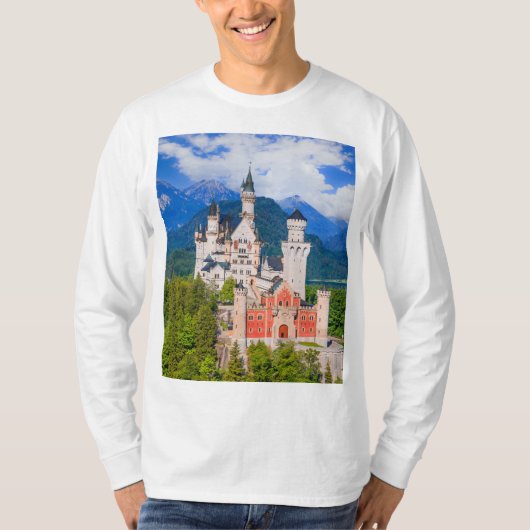 Schloss Neuschwanstein, Deutschland T-Shirt (Vorderseite)