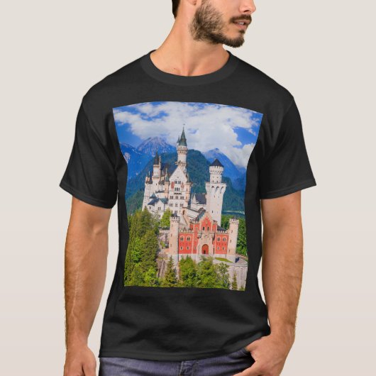 Schloss Neuschwanstein, Deutschland T-Shirt (Vorderseite)