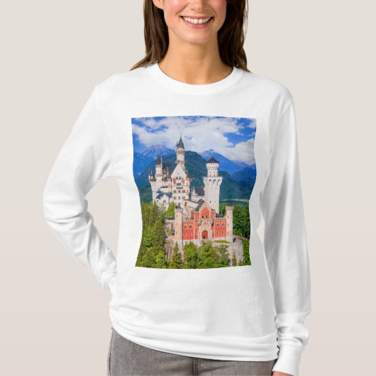 Schloss Neuschwanstein Deutschland T-Shirt (Vorderseite)