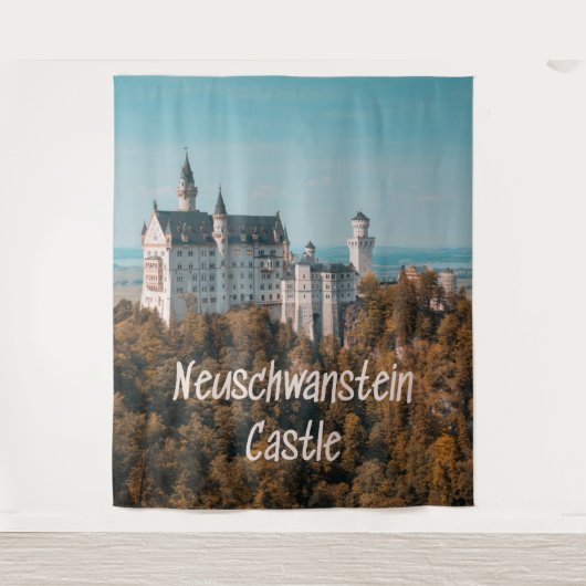 Schloss Neuschwanstein Deutschland Wandteppich (Vorderseite)
