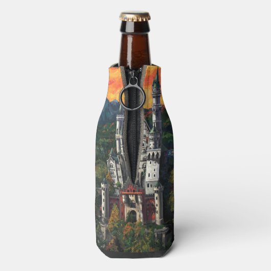 Schloss Neuschwanstein Flaschenkühler (Flasche Rückseite)