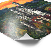 Schloss Neuschwanstein Fotodruck (Ecke)