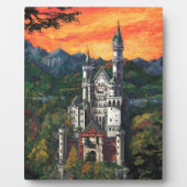 Schloss Neuschwanstein Fotoplatte (Vorderseite)