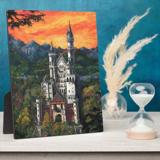 Schloss Neuschwanstein Fotoplatte (Seite)