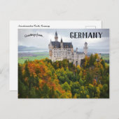 Schloss Neuschwanstein Hohenschwangau Deutschland Postkarte (Vorne/Hinten)