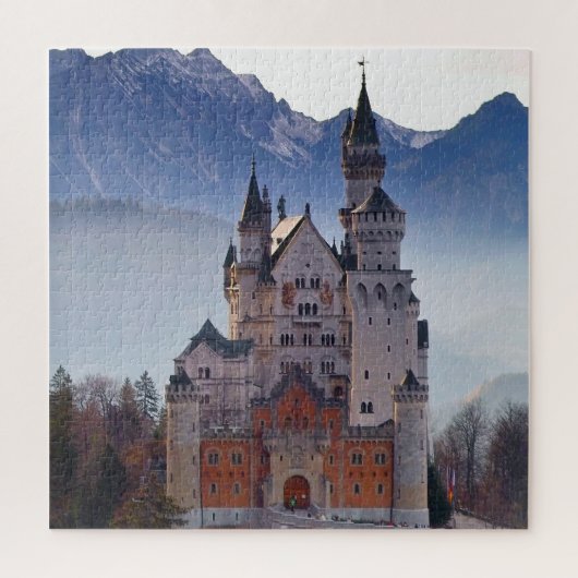 Schloss Neuschwanstein im Herbst - Bayerisches Sch Puzzle (Vertikal)