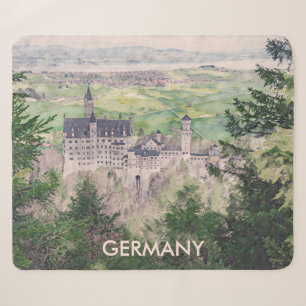 Schloss Neuschwanstein im Retro-Stil in Deutschlan Sherpadecke