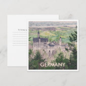 Schloss Neuschwanstein in Deutschland (Vorne/Hinten)