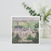 Schloss Neuschwanstein in Deutschland (Stehend Vorderseite)