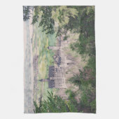 Schloss Neuschwanstein in Deutschland Geschirrtuch (Vertikal)