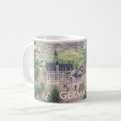 Schloss Neuschwanstein in Deutschland Kaffeetasse (Vorderseite Links)