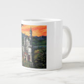 Schloss Neuschwanstein Jumbo-Tasse (Vorderseite Rechts)