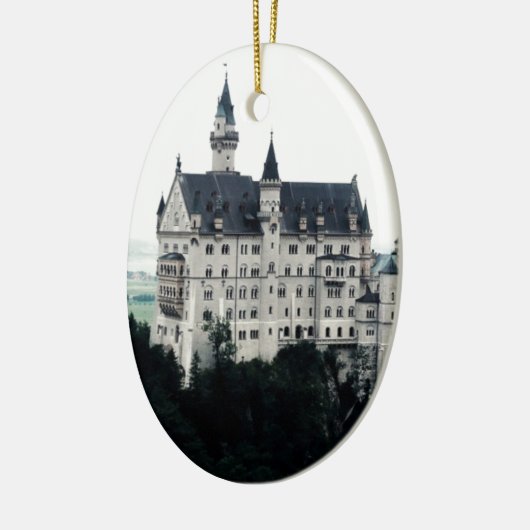 Schloss Neuschwanstein Keramik Ornament (Links)