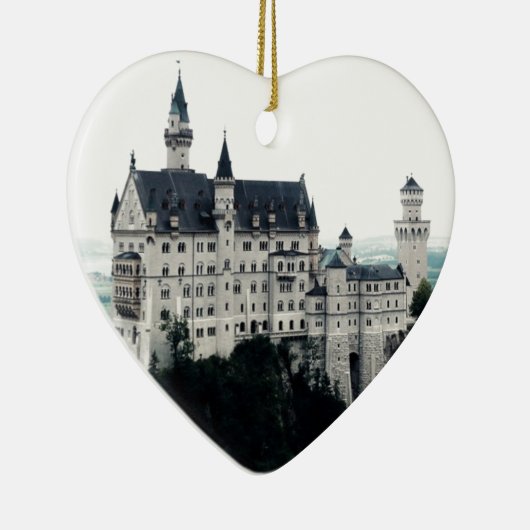 Schloss Neuschwanstein Keramik Ornament (Rechts)