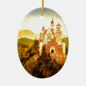 Schloss Neuschwanstein Keramik Ornament (Vorne)