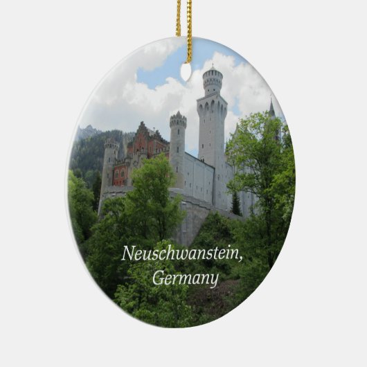 Schloss Neuschwanstein Keramikornament (Rechts)