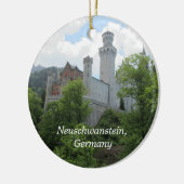 Schloss Neuschwanstein Keramikornament (Links)