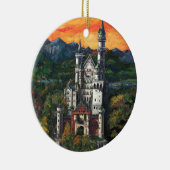 Schloss Neuschwanstein Keramikornament (Rechts)