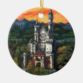 Schloss Neuschwanstein Keramikornament (Vorne)
