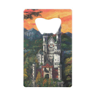 Schloss Neuschwanstein Kreditkartenflaschenöffner