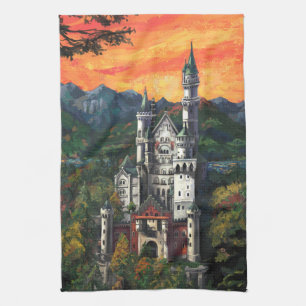 Schloss Neuschwanstein Küchentuch