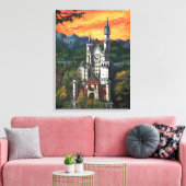Schloss Neuschwanstein Leinwanddruck (Insitu (Wohnzimmer))