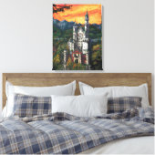 Schloss Neuschwanstein Leinwanddruck (Insitu (Schlafzimmer))