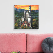 Schloss Neuschwanstein Leinwanddruck (Insitu (Wohnzimmer))