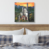 Schloss Neuschwanstein Leinwanddruck (Insitu (Schlafzimmer))